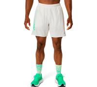 ASICS Icon 7in Short de running Hommes-beige, vert, Taille L