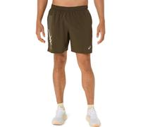 ASICS Icon 7in Short De Running Hommes - Marron, Taille XL