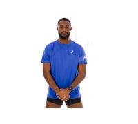 Asics Icon Short Sleeve T-shirt Bleu XL Homme