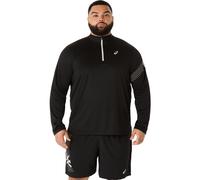 Asics Icon Half Zip Long Sleeve T-shirt Noir XL Homme