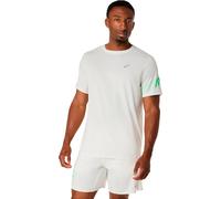 ASICS Icon Maillot de course Hommes-beige, vert, Taille XL