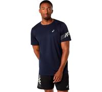 ASICS Icon Maillot de course Hommes - bleu foncé, beige, Taille XL