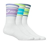 Asics - Logo Crew Sock - Chaussettes multifonctions - EU 39-42 - illuminate yellow / energy aqua / fresh air