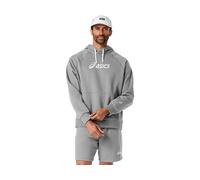 ASICS Logo Fleece Hoodie Grey Heather hommes size XL