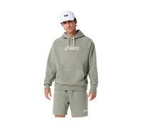 ASICS Logo Fleece Hoodie Lichen Green hommes size M