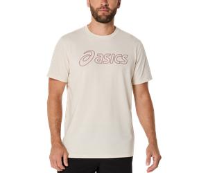 ASICS LOGO SS TEE Tee-shirt L Marron