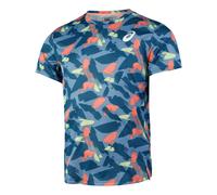 ASICS Match Graphic T-shirt Hommes-Bleu XS