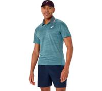 ASICS Polo Jacquard Match Bleu L