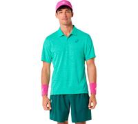 ASICS Match Jacquard Polo Hommes - vert XXS