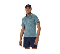 ASICS Match Jacquard Polo Ss Top Foggy Teal hommes size L