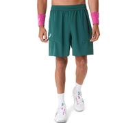 Short découpé au laser Asics Match 7in Vert XL