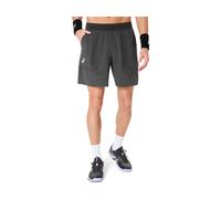 ASICS Match Laser Cut 7in Short Graphite Grey Night Energy hommes size M