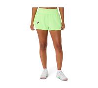 Asics Match Laser Cut Shorts Vert M Femme