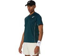 Asics Match Polo T-Shirt Mens Vert saxon Très grand Male