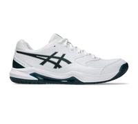 ASICS Men's Gel-Dedicate 8 Tennis Shoes, 12, White/Saxon Green