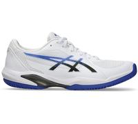Asics Men's Solution Swift Tennis Shoes Wht/Dk Cobalt 7 (41.5) Male