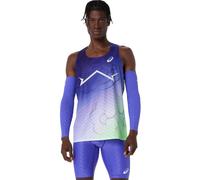 Asics Maillot de course Metaspeed Hommes Bleu Taille S