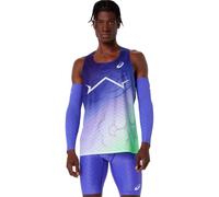 Asics T-shirt Metaspeed sans manches violet et blanc Taille L