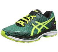 ASICS Mixte Gel Nimbus 18 Chaussures de Running, Vert pin Flash Yellow Black, 39 EU
