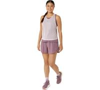 Asics Nagino 4In Run Short Femme Mauve - Shorts et cuissards standards de running femmes M
