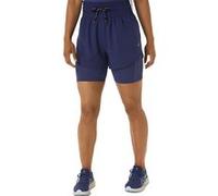 Asics Nagino 4in Run Short Indigo Blue Taille: XS | Shorts Outlet | Femme | Bleu