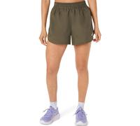 ASICS Short de running Nagino 4in Vert Femme Taille M