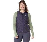 ASICS Nagino Padded Gilets de course Femmes - bleu gris, Taille L