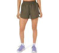 ASICS Short de running Nagino 4in Vert Femme Taille M