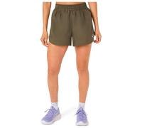 Asics - Nagino Run Adjustable 4In W Dark Olive - S - Short de trail