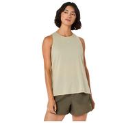 Asics - Nagino Run Adjustable Tank Khaki - S - Tee-shirt de trail