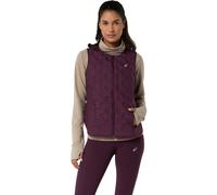 Asics - Women's Nagino Run Padded Gilet - Gilet de running - XL - dark aubergine