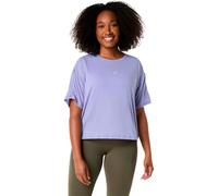 ASICS T-shirt fonctionnel 'NAGINO' violet / blanc, Taille S