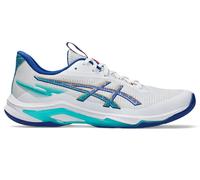 ASICS Homme Netburner Ballistic FF 4 Sneaker, White Blue, 42.5 EU