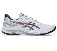 ASICS Homme Netburner Ballistic FF 4 Sneaker, White Mako Blue, 50.5 EU