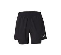 ASICS Core 2in1 5in Short de running Hommes-noir, noir, Taille S