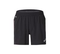 ASICS Pantalon de sport 'ROAD' gris / gris foncé / noir, Taille XL