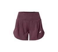 ASICS Pantalon de sport 'Road' lie de vin, Taille XL