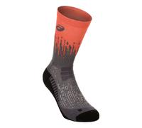 ASICS Performance Run Crew Chaussettes De Running - Orange , Gris, Taille 39-42