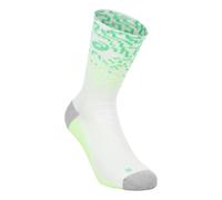 Asics - Performance Run Sock Crew - Chaussettes de running - EU 47-49 - brilliant white / illum green / vital green