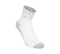 ASICS Performance Run Quarter Chaussettes de running Unisex-blanc, violet, Taille 47-49
