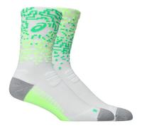 Asics - Performance Run Sock Crew - Chaussettes de running - EU 35-38 - brilliant white / illum green / vital green
