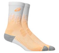 Asics - Performance Run Sock Crew - Chaussettes de running - EU 39-42 - II - brilliant white / orange glow