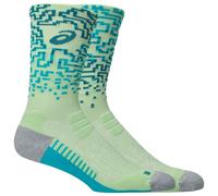 Asics - Performance Run Sock Crew - Chaussettes de running - EU 43-46 - illuminate yellow / foggy teal