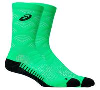 ASICS Performance Run Sock Crew - Mixte - Vert / Noir - taille 39-42- modèle 2026