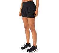 Short 2 en 1 asics road 3 5in noir femme