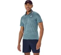 ASICS Polo Jacquard Match Bleu 2XL