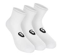 ASICS Quarter Chaussettes De Sport Pack De 3-Blanc,Noir, Taille 35-38