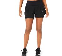 Asics Road 2in1 3.5In Short Femme Noir - Shorts 2 en 1 de running femmes XS