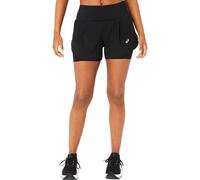 Asics Road 2in1 3.5In Short Femme Noir - Shorts 2 en 1 de running femmes XS