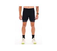 ASICS Road 2in1 5in Short de running Hommes-noir, gris foncé, Taille XXL